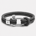 VIREL™ Storm Steel Rope Shackle Bracelet