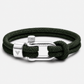 VIREL™ Evergreen Steel Rope Shackle Bracelet