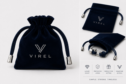 VIREL™ Atlantic Gold Rope Shackle Bracelet