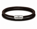 VIREL™ Driftwood Brown Double-Wrap Rope Bracelet