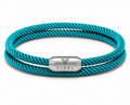 VIREL™ Lagoon Turquoise Double-Wrap Rope Bracelet