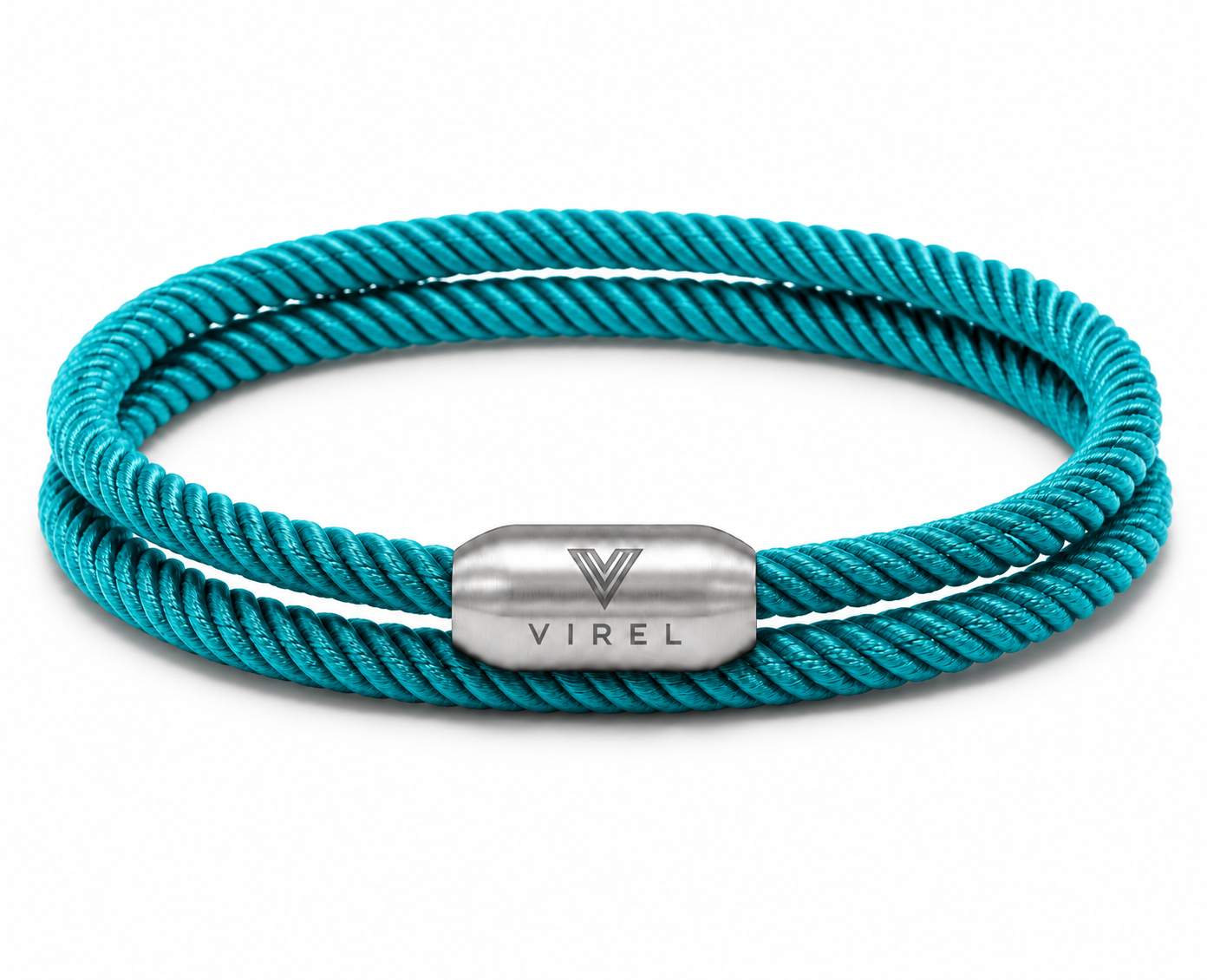 VIREL™ Lagoon Turquoise Double-Wrap Rope Bracelet