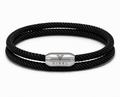VIREL™ Onyx Black Double-Wrap Rope Bracelet