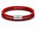 VIREL™ Regatta Red Double-Wrap Rope Bracelet